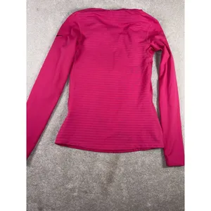 nike womens pink half zip running pullover medium thumbnail 10