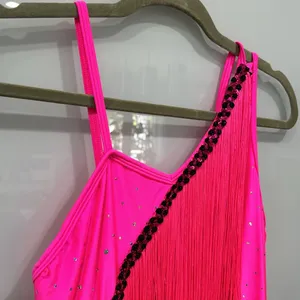 Revolution Dancewear Flapper Hot Pink Sequin Fringe Costume Dress Adult Sz M thumbnail 3