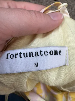 Fortunate One Yellow Floral Satin Maxi Dress Womens M Cutout Main Attraction thumbnail 7