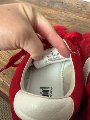 Corkys Red Faux Suede Spoiler Alert Gum Sole Sneakers Size 9 thumbnail 8