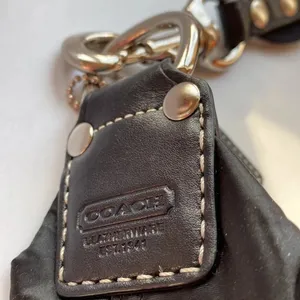 COACH Nylon Shoulder‎ Bag Leather shoulder Washable Wipeable Black No L04J-1892 thumbnail 16
