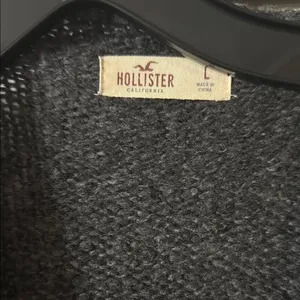 Hollister‎ Gray Knit Shrug Sweater Size Large thumbnail 2