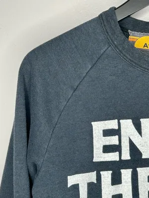 Aviator Nation Enjoy the Ride Charcoal Gray Pullover Sweatshirt Size XS thumbnail 6
