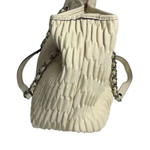 Jessica Simpson Ivory Quilted Ruched Shoulder Bag‎ Women's Casual Elegant thumbnail 8