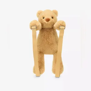 Jellycat Smudge Bear soft woven backpack 43cm thumbnail 2