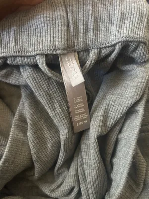 Skims Women’s Ribbed Lounge Pajama Pants Small thumbnail 3