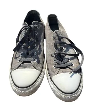 Converse Women's Size 10‎ Stone Wash Gray All Star thumbnail 1
