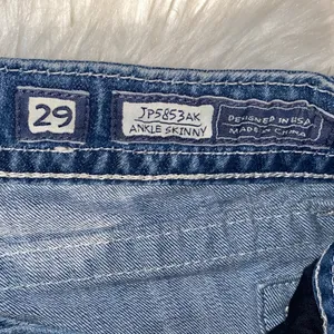 Miss Me 29 ankle skinny Women’s Distressed Blue Slim Jeans thumbnail 11