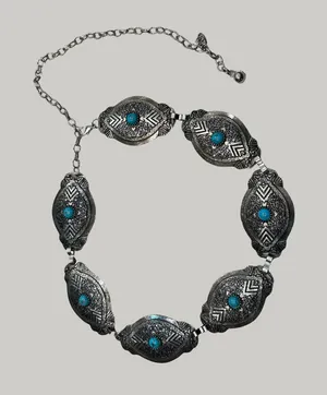 Urban Outfitters Boho Silver Chain Belt thumbnail 1