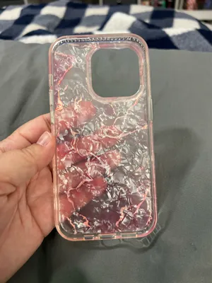 iPhone 14 Pro phone case pink and silver thumbnail 5