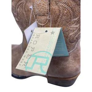 NEW Roper Vintage Brown Leather Pointed Snip Toe Ankle Western Cowboy Boots 7 thumbnail 7