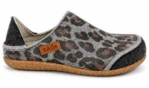 Taos 41 10.5 Convertawool Leopard Clogs Wool Slip On Comfort Shoes Collapsible thumbnail 1