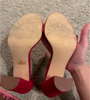 Lulus Velvet Ankle Strap Heels thumbnail 5