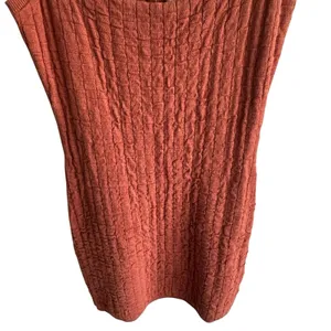 Free People FP Beach Short & Sweet Mini Dress Knit Sz S Sleeveless Reversible Rust thumbnail 5