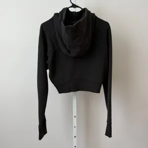 Lululemon Cotton Scuba Oversized Full Zip Hoodie Relaxed Sporty Chic Black M/L thumbnail 6