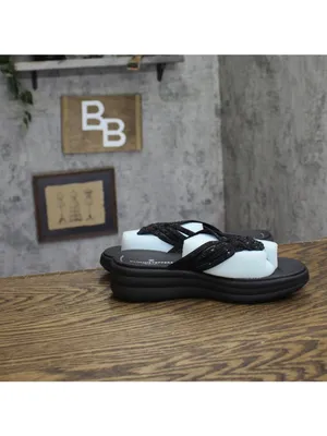 NWT Clarks Breeze Gem Thong Sandals 26188265-GEMBLACK Black 5M thumbnail 7