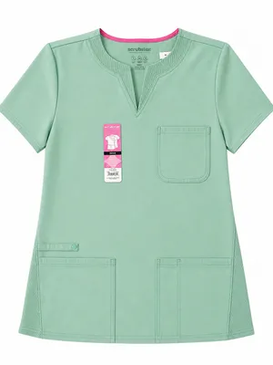 Scrubstar Sage Scrub Top-XS thumbnail 2