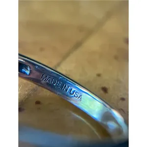 Royston Turquoise White Buffalo Sterling Silver Ring Size 7 thumbnail 6