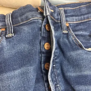Mother The Tripper Ankle Fray Jeans 29 Blue Change Is In The Air Wash Raw Hem thumbnail 6