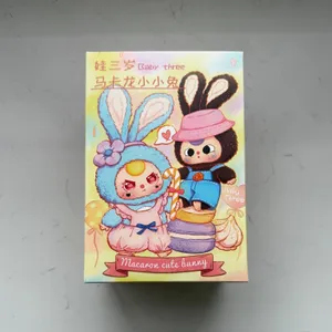 Baby Three Macaron Cute Bunny Blind Box Plush Bag Clip New Sealed‎ Kawaii Charm thumbnail 5