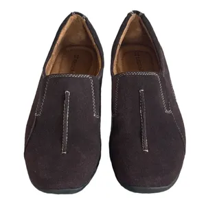 Naturalizer Womens Dark Brown Suede Slip On Loafers Contrast Stitching Size 8.5 thumbnail 5