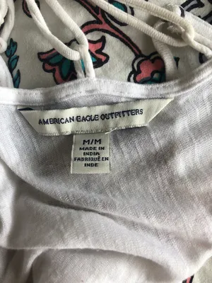 American Eagle beaded/embroidered flowy tank thumbnail 4