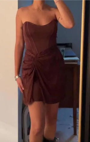 Zara Women's Brown Dress thumbnail 1