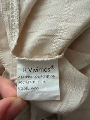 Cream Vneck Maxi Dress Tan Size XL thumbnail 5