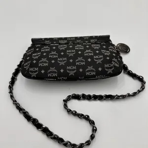 MCM Monogram Black and Gray Shoulder Bag thumbnail 3