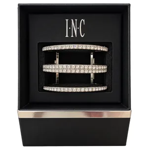 N.C. International Concepts Rhinestone Bangle Bracelet Set thumbnail 1