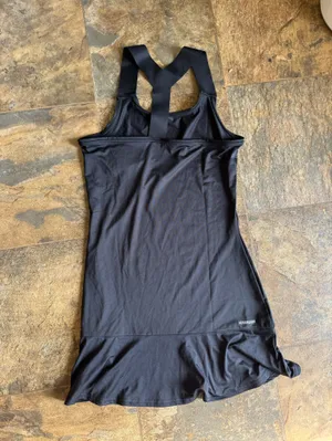New Adidas Black Tennis Y-Dress Athletic Womens Size S Aeroready Slim Fit thumbnail 11
