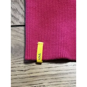 Lole Pink Hooded‎ Zip Up Moisture Wicking Jacket Size Large Athletic Preppy City thumbnail 4