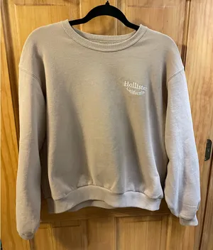 Hollister Beige Crewneck thumbnail 1