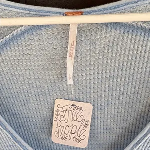 NWT Free People Pacific Thermal Long Sleeve Top Generous Size Small thumbnail 5