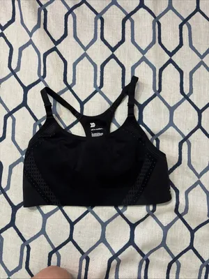 Women's High Support Bonded Bra - All in Motion Black Large NWOT thumbnail 4