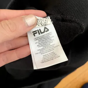Fila black wide leg cotton pants‎ comfortable pockets casual trousers large thumbnail 4