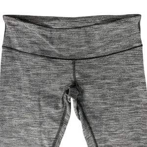 Lululemon Black Gray Circles Wunder Under Coco Pique Low Rise Leggings size 6 thumbnail 9