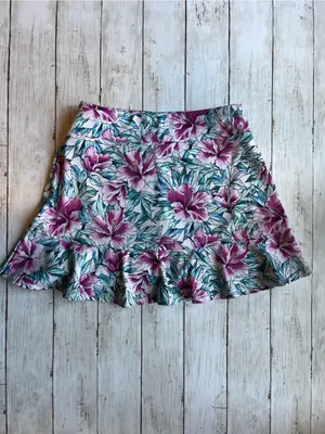 Tommy Bahama Active Blue Pink Floral Active Skort Size Small thumbnail 3