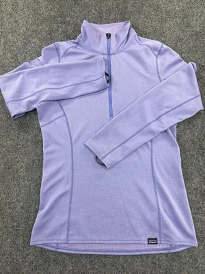 Patagonia Capilene Midweight 1/4 Zip Women’s XS Purple Baselayer Pullover thumbnail 1