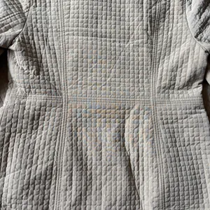 Esprit Women’s Quilted Hooded Coat Beige Long Jacket Size L Warm Outerwear thumbnail 13