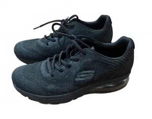 Skechers Women’s Memory Foam Black Athletic Sneakers Shoes Size 9 thumbnail 1