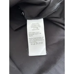 Madewell $138 Seamed Long-Sleeve Mini Shirtdress in Poplin Black Size 8 NV025 thumbnail 14
