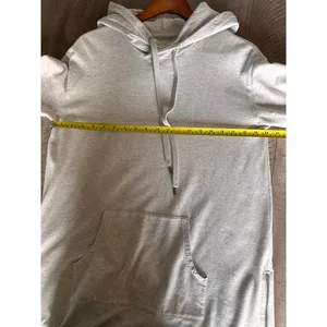 Garnet Hill Trainer Hooded Sweater Mini Dress Oatmeal Beige Women’s size Small thumbnail 9