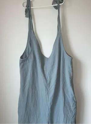 SHEIN Women's Light Blue Jumpsuit thumbnail 3