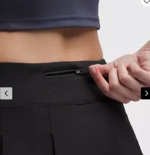 Lululemon Pace Rival Mid-Rise Skirt Black thumbnail 2