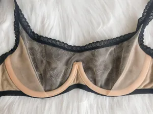 Adore Me black lace underwire bra, brand new with out tags thumbnail 7