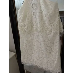 DO+BE White Lace Halter Dress Small NWT Boho Bridal Shower Rehearsal Dinner thumbnail 6