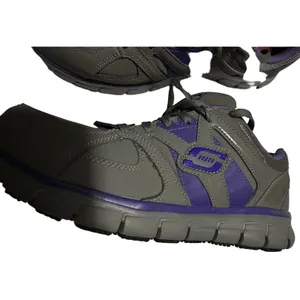 Skechers Women's Work Synergy Sandlot (761) Gray/Purple Size 8‎ 1/2 thumbnail 6