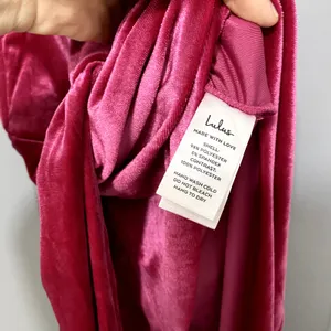 NEW Lulus My Dream Come True Pink Velvet Strapless Elegant Maxi Dress L thumbnail 4