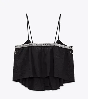 ZARA Beaded Top thumbnail 2